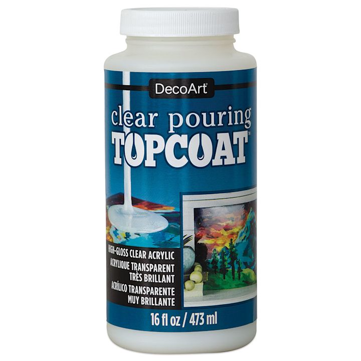 DecoArt Clear Pouring Topcoat 16 oz BLICK Art Materials