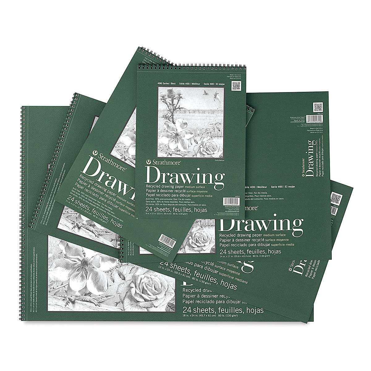 Drawing Paper Pad by Strathmore  Multiple Sizes  UMD Stores
