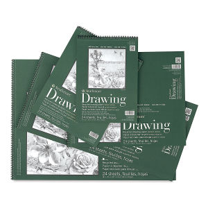 Strathmore 400 Series Recycled Paper Drawing Pads, Assorted Sizes