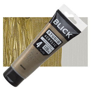 Blick Studio Acrylics - Bronze (Metallic), 4 oz tube