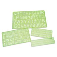 Alvin Lettering Stencil Set