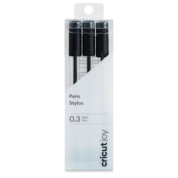 Open in modal - Cricut Joy Extra Fine Point Pens – Black, Package of 3, 0.3 mm (In packaging)