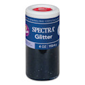 Spectra Sparkling Crystals Glitter - 4 oz, Black
