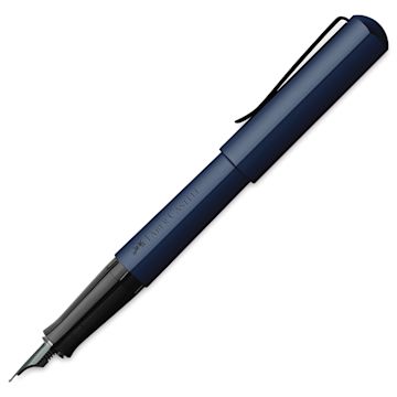 Open in modal - Faber-Castell Hexo Fountain Pen - Blue, Broad Tip
