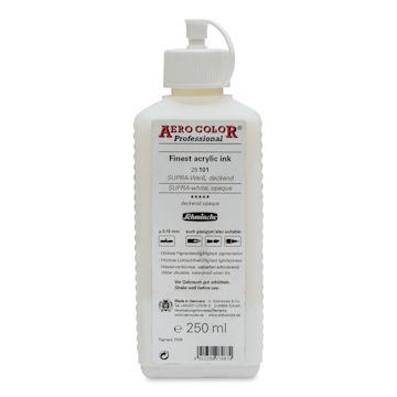 Open in modal - Schmincke Aero Color Professional Airbrush Color - 250 ml, Supra-White Opaque