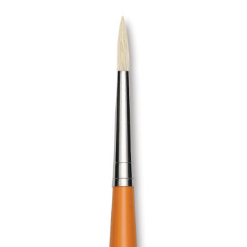 Isabey Chungking Interlocking Bristle Brush - Round, Long Handle, Size 2