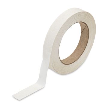 Open in modal - Masking Tape - 3/4" x 60 Yards, White partially unrolled