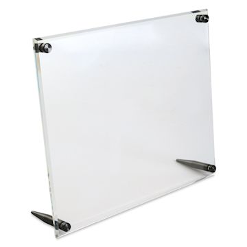 Open in modal - Wexel Art Acrylic Panel Frame - Tabletop, Graphite Hardware, 8" x 10"