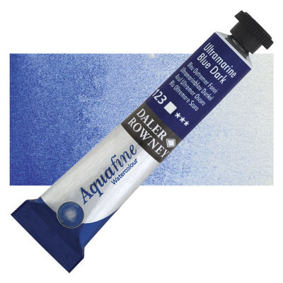 Daler-Rowney Aquafine Watercolors and Sets - Ultramarine Blue Dark, 8 ml, Tube