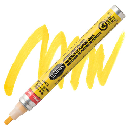 Testors Enamel Paint - Light Yellow