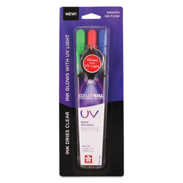 Sakura Gelly Roll UV Pens - Set of 3, front of the packaging