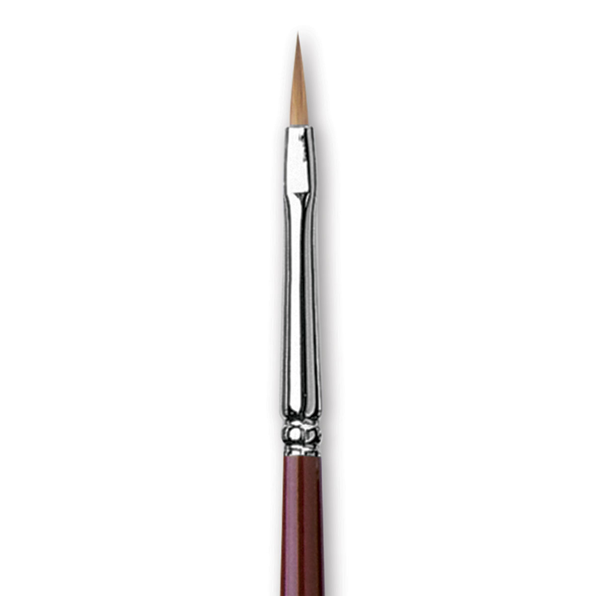 Da Vinci Kolinsky Red Sable Brush - Medium Pointed Liner, Long Handle, Size  0