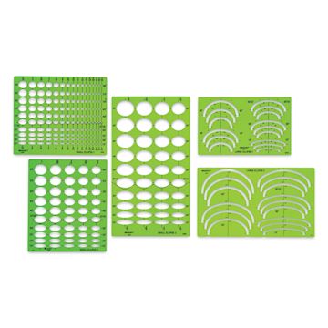 Open in modal - Westcott Ellipse Template - Set of 5