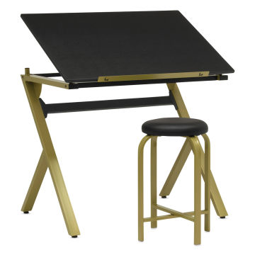 Studio Designs Stellar Drawing Table Set (Drawing table with stool, Tabletop tilted)