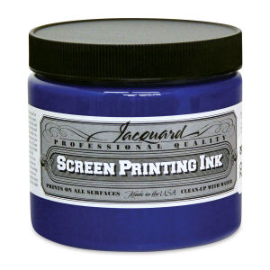 Jacquard Screen Printing Ink - Process Cyan, 16 oz