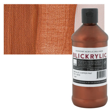 Blickrylic Student Acrylics - Metallic Copper, Pint