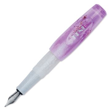 Open in modal - Benu Pixie Fountain Pen - Icy Violet (image may show a different size nib)
