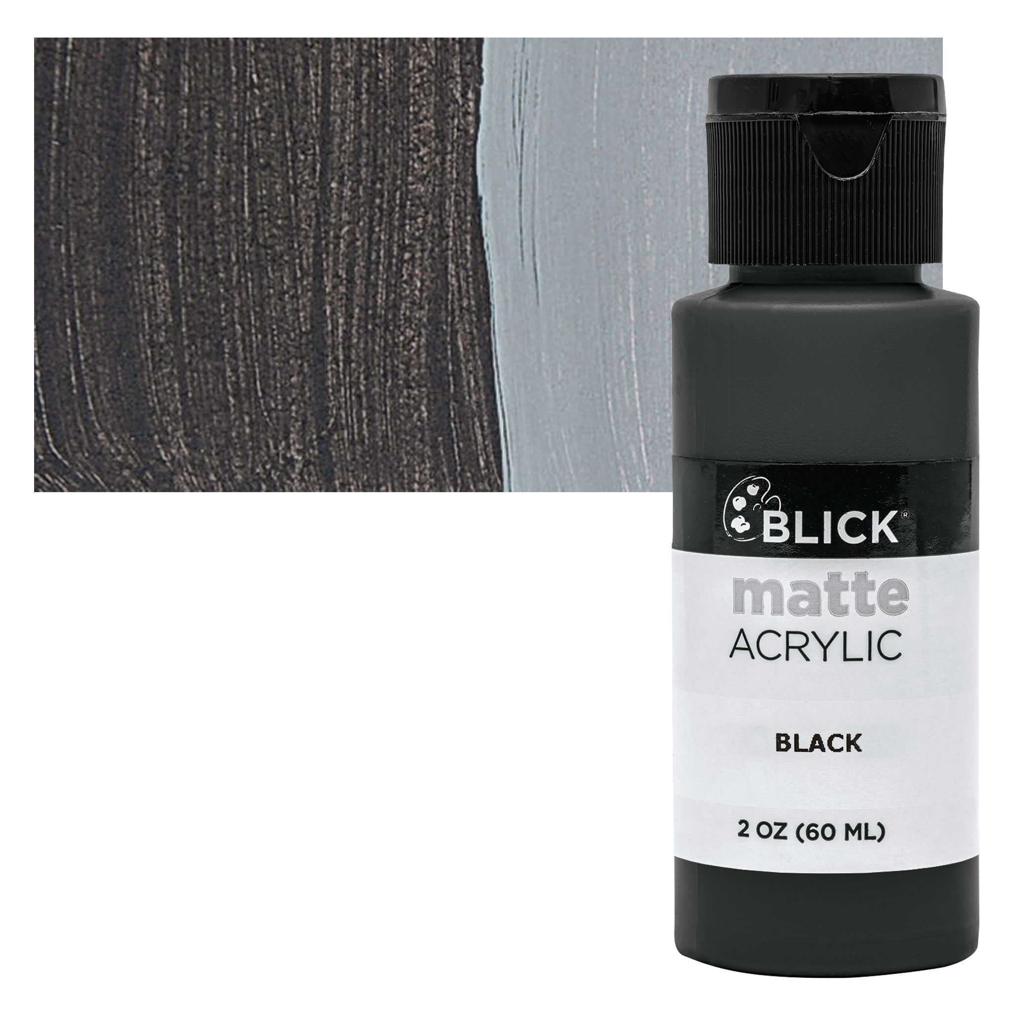 Black Matte Acrylic Paint 