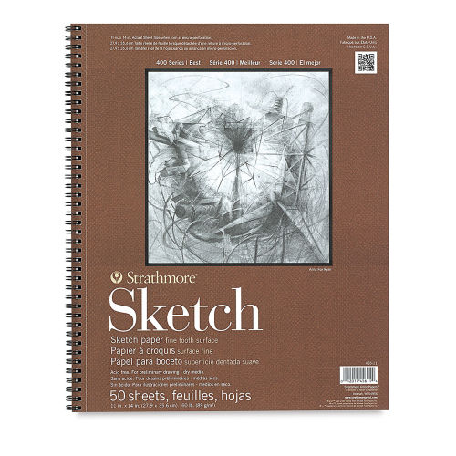 Sketch Book Paper Pad 50 Sheets Drawing Notebook.