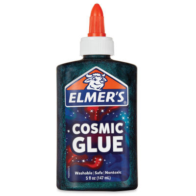 Elmer’s Cosmic Glue, Teal/Purple, 5 oz (147 ml), Front