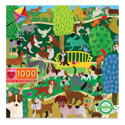 Eeboo Dogs in the Park 1,000 Piece Puzzle Box
