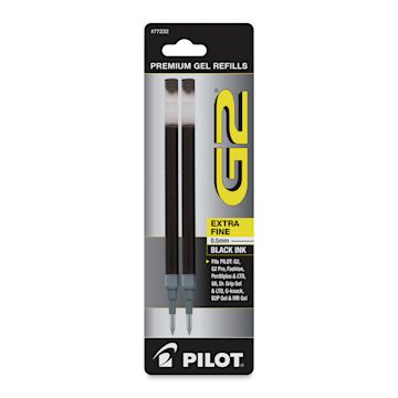 Open in modal - Pilot G2 Gel Pen Refill - 0.5 mm, Black, Extra Fine, Pkg of 2