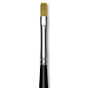 Trekell Synthetic Gold Taklon Brush - Bright, Short Handle, Size 4
