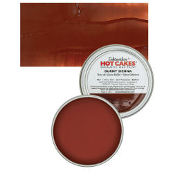 Enkaustikos Hot Cakes Encaustic Wax Paints - Burnt Sienna, 45 ml tin