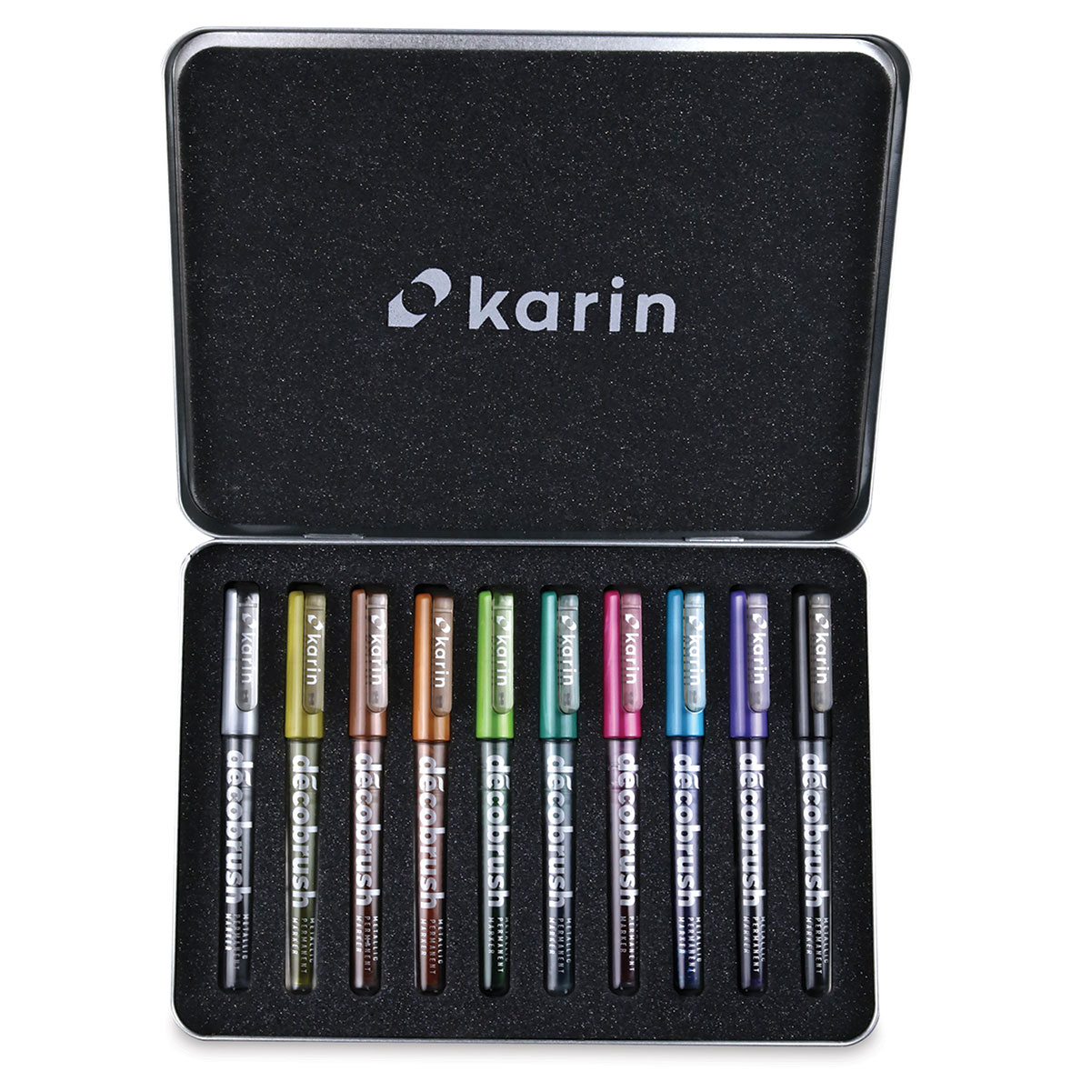 Ideas for crafting and decoration with DecoBrush Metallic KARIN Markers 