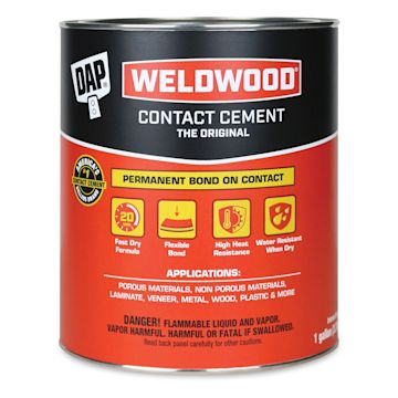 Open in modal - Weldwood Original Contact Cement - Front of 128 oz. Can