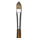 Silver Brush Monza Synthetic Mongoose Artist Brush - Long Handle, Cat's Tongue