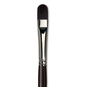 Da Vinci Top Acryl Synthetic Brush - Filbert, Short Handle, Size 14