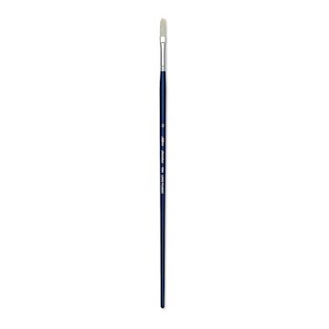 Open in modal - Silver Brush Bristlon Stiff White Synthetic Brush - Long Filbert, Size 2