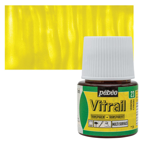 Pebeo Vitrail Paint - Smoky Grey 45 ML