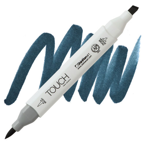 ShinHan Touch Twin Brush Marker - Blue Grey 9 BG9