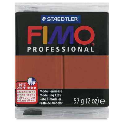 Staedtler Fimo Professional Polymer Clay - Chocolate, 2 oz
