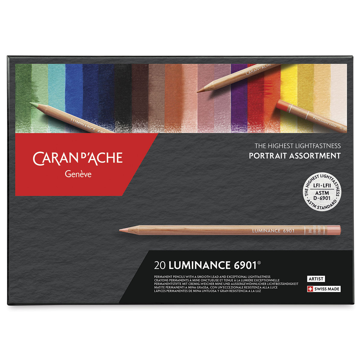 Caran d'Ache Luminance Colored Pencil - Dark Sap Green, BLICK Art  Materials