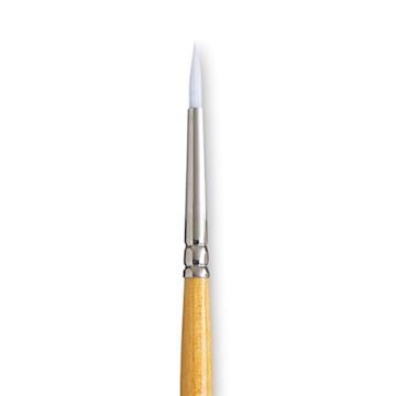 Open in modal - Princeton Snap! White Taklon Brush - Round, Short Handle, Size 2