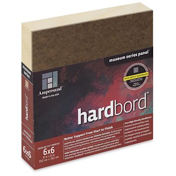 Open in modal - Ampersand Hardbord Panel - 6" x 6", 1-1/2" Cradled