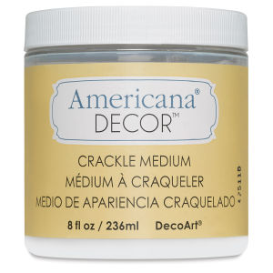 DecoArt Americana Decor Crackle Medium - Clear, 8 oz jar