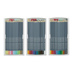 Faber Castell Goldfaber Aqua Watercolor Pencil - Set of 36, Pastels (set contents)