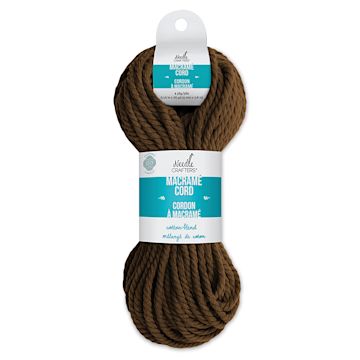 Open in modal - Needle Crafters Macramé Cord - Chocolate Brown, 4 mm x 25 yds