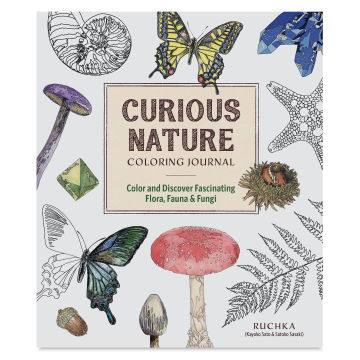 Curious Nature Coloring Journal, front cover