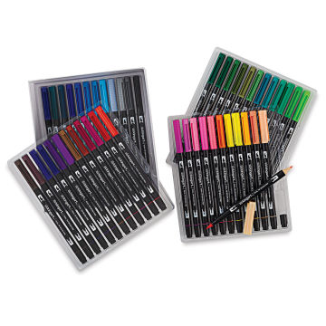 Kingart Watercolor Brush Marker Sets