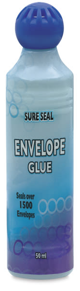 Envelope Sealer/Paper Glue - Front of 50 ml Bottle