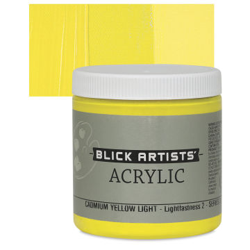 Blick Artists' Acrylic - Cerulean Blue, 16 oz jar