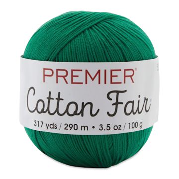 Open in modal - Premier Yarn Cotton Fair Yarn - Kelly Green
