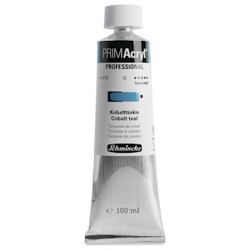 Open in modal - Schmincke Primacryl Professional Acrylic Paint - Cobalt Teal, 150 ml Tube