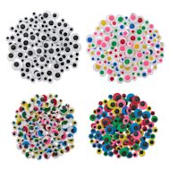 Creative Arts by Charles Leonard Painted Wiggle Eyes Variety Pack