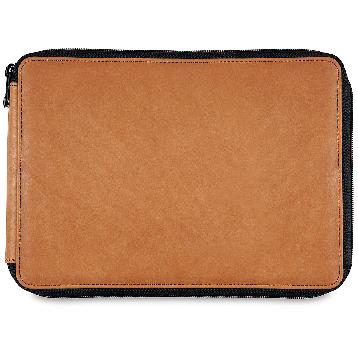 Global Classic Leather Pencil Case - Saddle Brown, for 120 Pencils ...